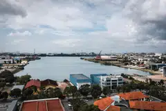 A view of the Northern Tuas Basin. The price index of all industrial spaces have increased 0.6 per cent compared with the third quarter of 2023, and 5.1 per cent from the previous year.