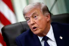 “No, I wouldn’t use it. A nuclear weapon should never be allowed to be used by anybody,” said US President Donald Trump.