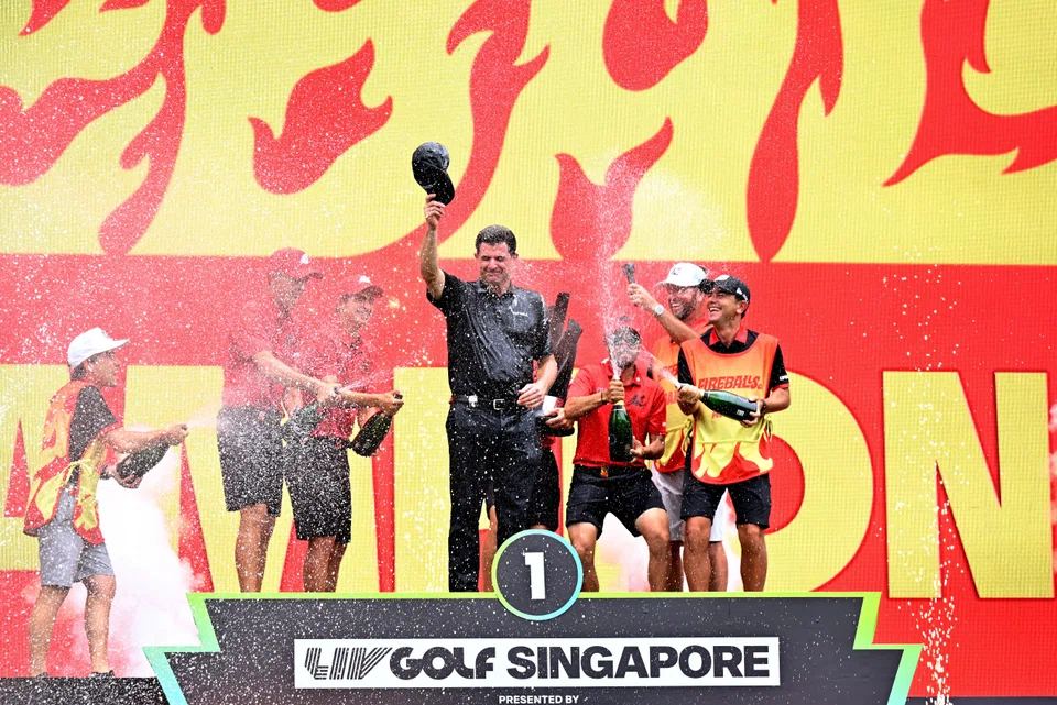Fireballs GC, captained by Sergio Garcia, won their third consecutive LIV team title after victories in Hong Kong and Adelaide. 