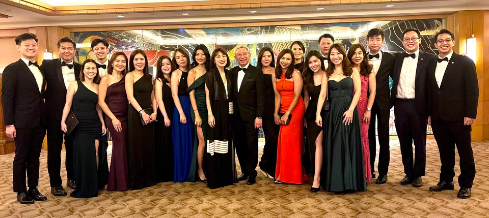 The OCBC team hailing from various  departments, out in force to lend their support to the gala event.