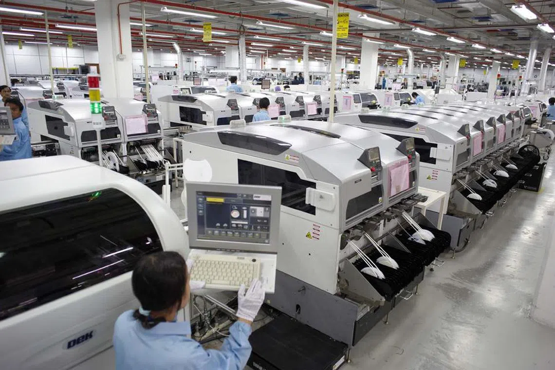 Revenue for Venture Corp fell 8.8% to S$1.3 billion, from S$1.4 billion previously, partly due to softer demand for its lifestyle technology offerings. 