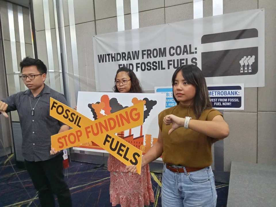 Avril de Torres (right) of the Center for Energy, Ecology and Development says the shift from loans to bonds is what facilitates continued fossil fuel investments.