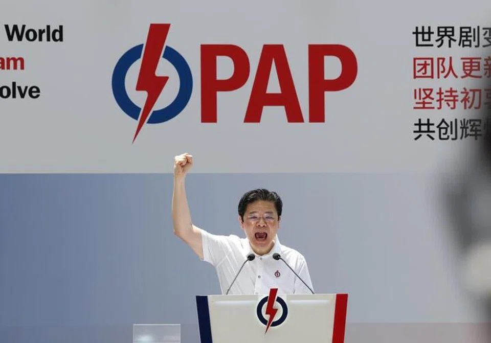 A vote for the opposition is not a “free vote for more alternative voices”, said PM Wong at Monday's rally.