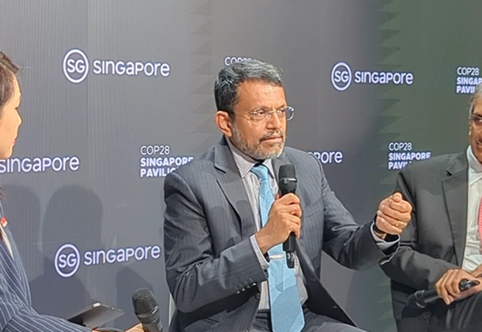 “What I would like to see is governments implement the right carbon tax, or a price on carbon. This is the elephant in the room, nobody talks about it because governments don’t feel confident to do it. People don’t like it. And in a democracy, these things don’t fly. Tax is always bad news,” said Ravi Menon, managing director of the Monetary Authority of Singapore at the sidelines of COP28. 