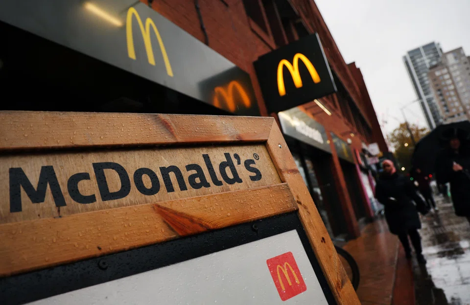 A McDonald’s fast food restaurant in London, Britain, Nov 14, 2023. The boss of McDonald's UK Alistair Macrow, has admitted the fast-food chain is receiving between one or two sexual harassment claims a week.