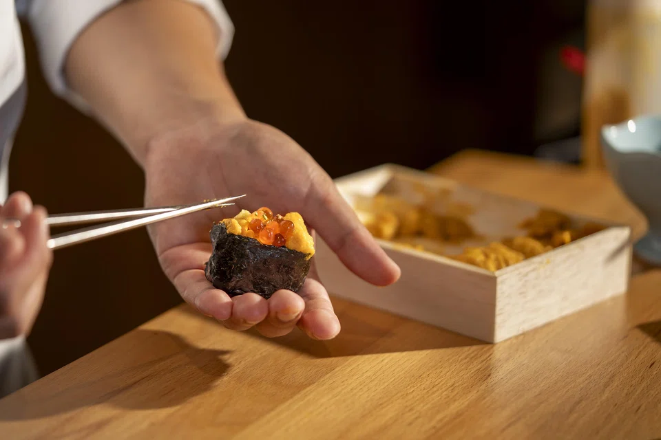 Realistic looking "uni" made from pumpkin.