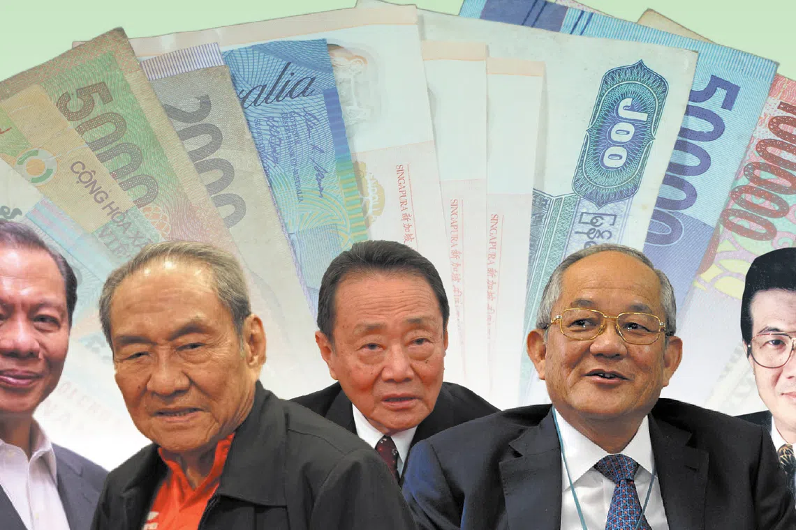 From self-made billionaires to scions of wealthy families, the movers and shakers of South-east Asia’s industries spearhead vast and varied business empires.