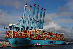Maersk, viewed as a barometer of world trade, said global container demand increased about 7 per cent year on year in the first half of the year, boosted by robust demand from Europe, emerging markets and strong Chinese exports.