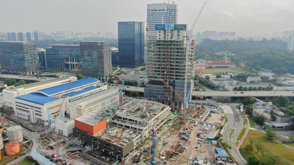 Status of construction at Labrador Tower site as at August 2023.