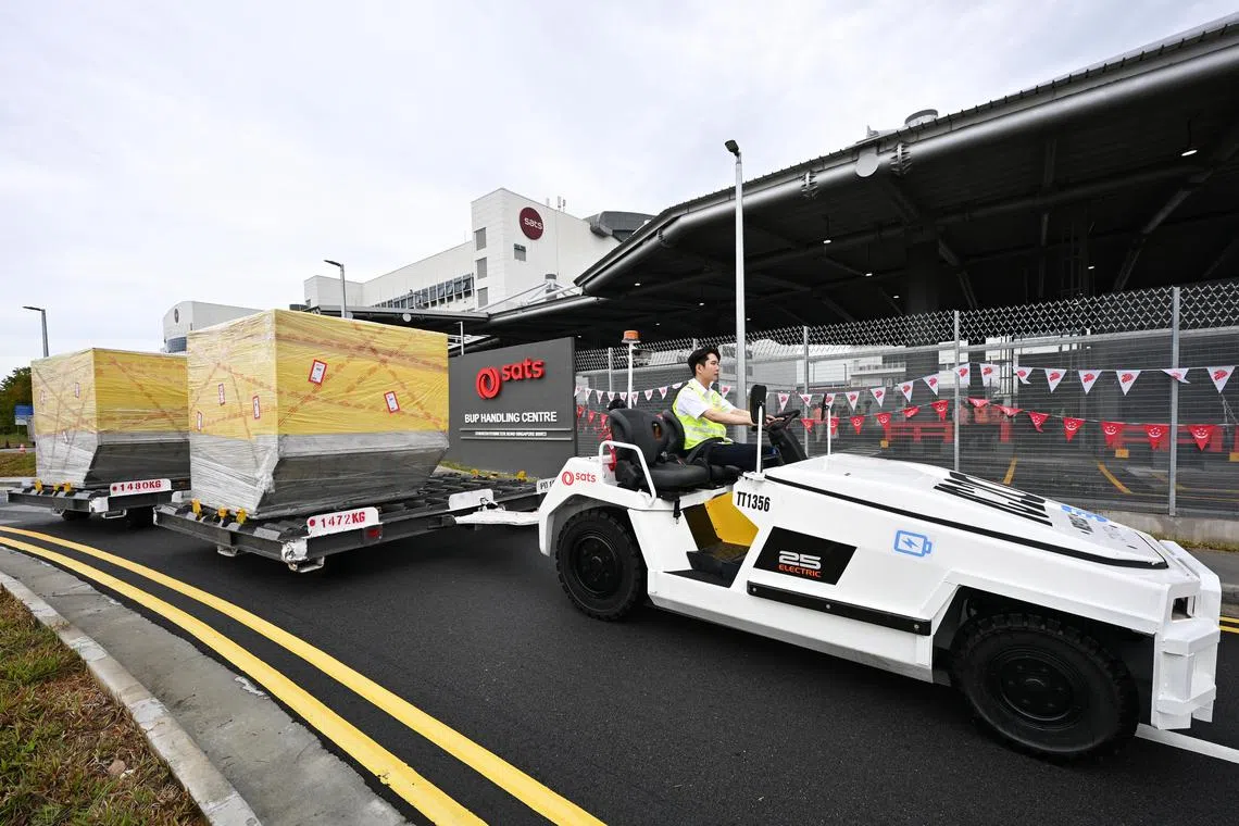 The BUP Handling Centre, which covers 3,000 square metres, will be operated round the clock by Sats Cargo.