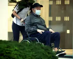 Lim Oon Kuin, better known as O.K. Lim arriving at State Courts on Apr 12, 2024.
