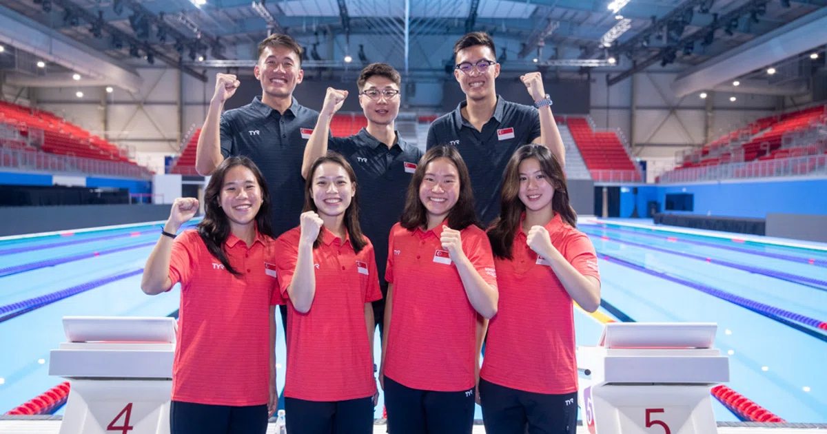 Home advantage as Team Singapore looks to rule the pool at World ...