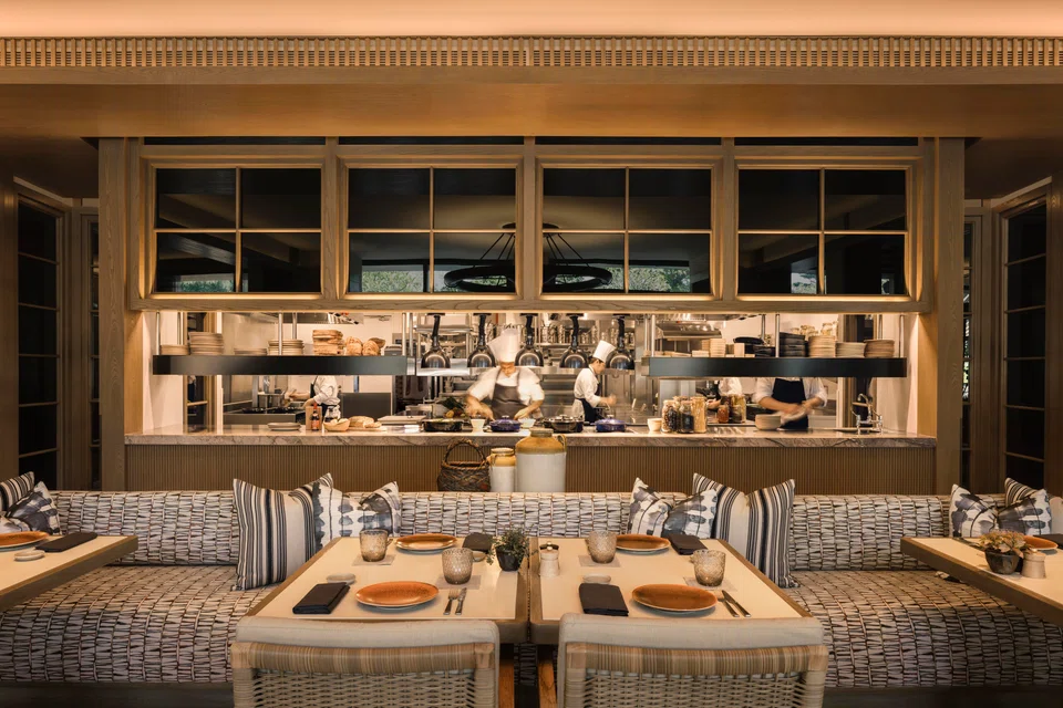 Fiamma restaurant at Capella Singapore.