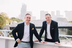 Kucing's co-founders Guillaume Garagnon (left) and Mathieu Goarant say the new app is agent-free and offers a P2P platform for users.