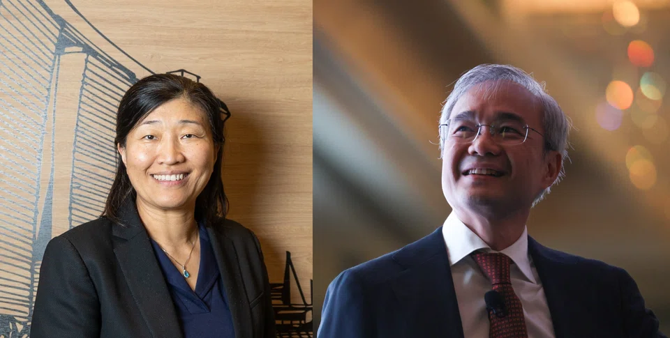 From left: Jenny Lee, senior managing partner of multi-asset investment firm Granite Asia, and Dr Leslie Teo, the senior director of AI products at AI Singapore.
