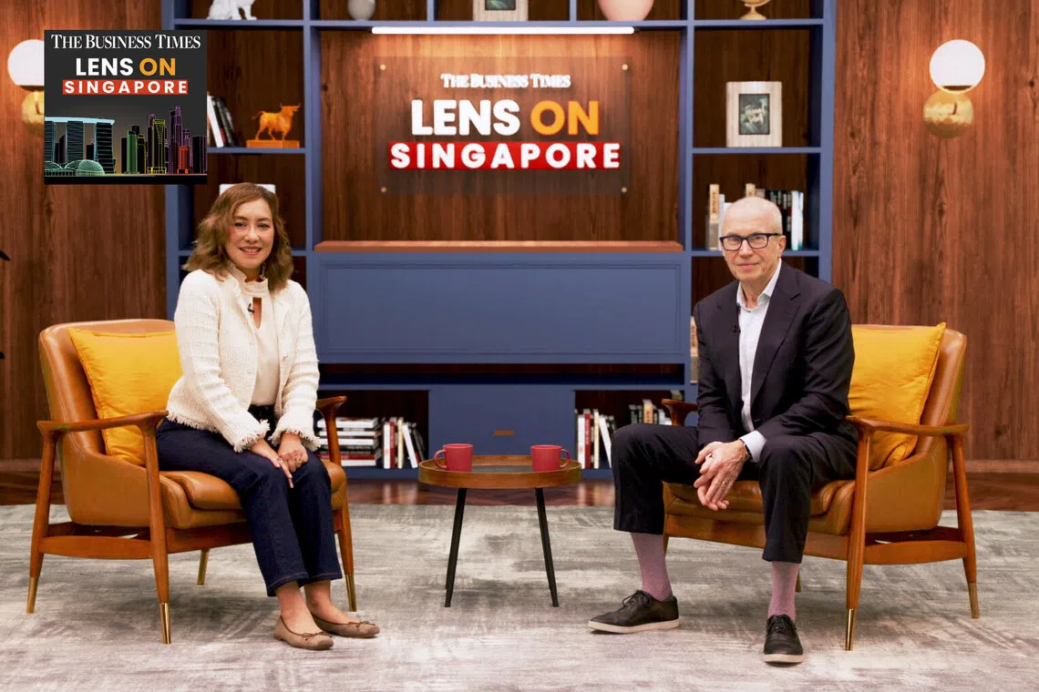 (From right) Alan Murray and host Claressa Monteiro.