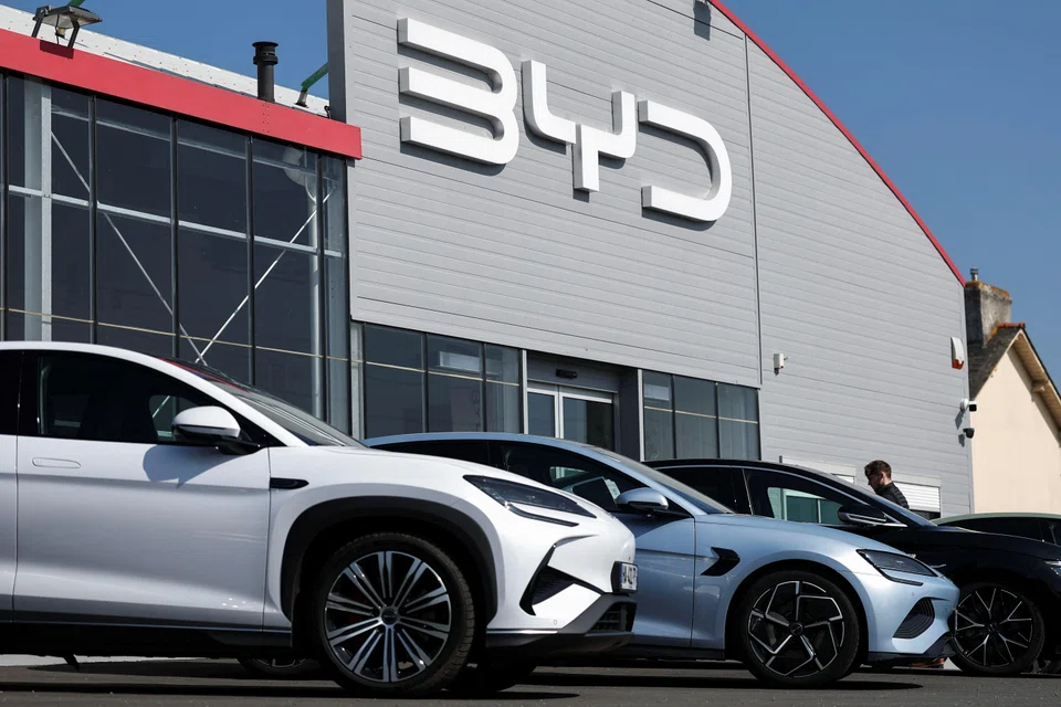 BYD’s European Union tariff is 27%, including the standard 10% import levy.