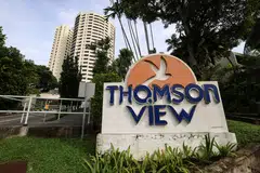 Thomson View, a 99-year leasehold development, comprises  200 apartments, 54 townhouses and a shop unit on a 5-hectare site.