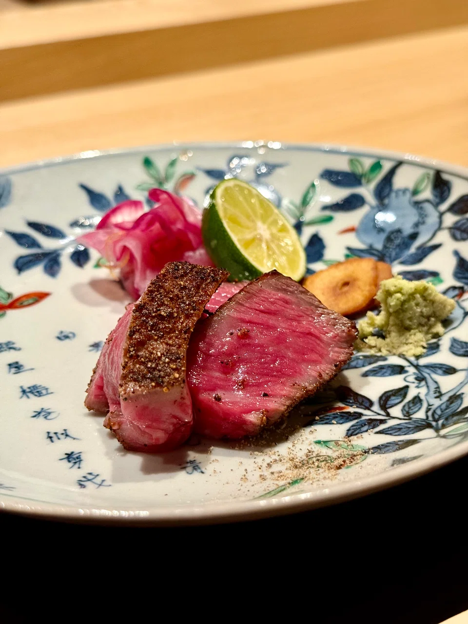 Grilled tenderloin steak.