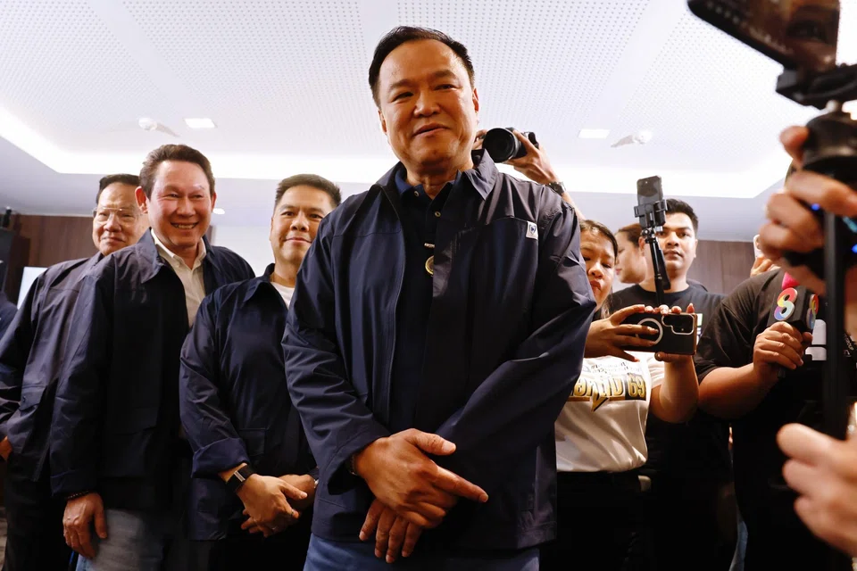 Anutin Charnvirakul’s (centre) rise to the top reflects both strategy and circumstance, and is a testament to his patience and savvy coalition building. 