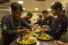 The Farmhouse Resort & Spa, located on Smiling Gecko's campus, employs and trains locals in a range of job skills.