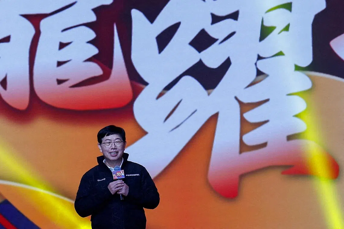 Foxconn's chairman Young Liu is working on plans to rotate the leaders of various business units through the chief executive officer role.