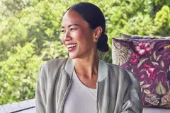 Ho Ren Yung at the Mandai Rainforest Resort by Banyan Tree, a project that reflects her focus on sustainability and regeneration.