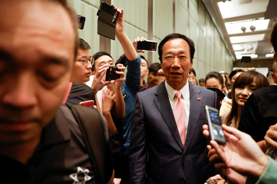 Despite a massive advertising campaign, Terry Gou has consistently polled far behind his rivals.