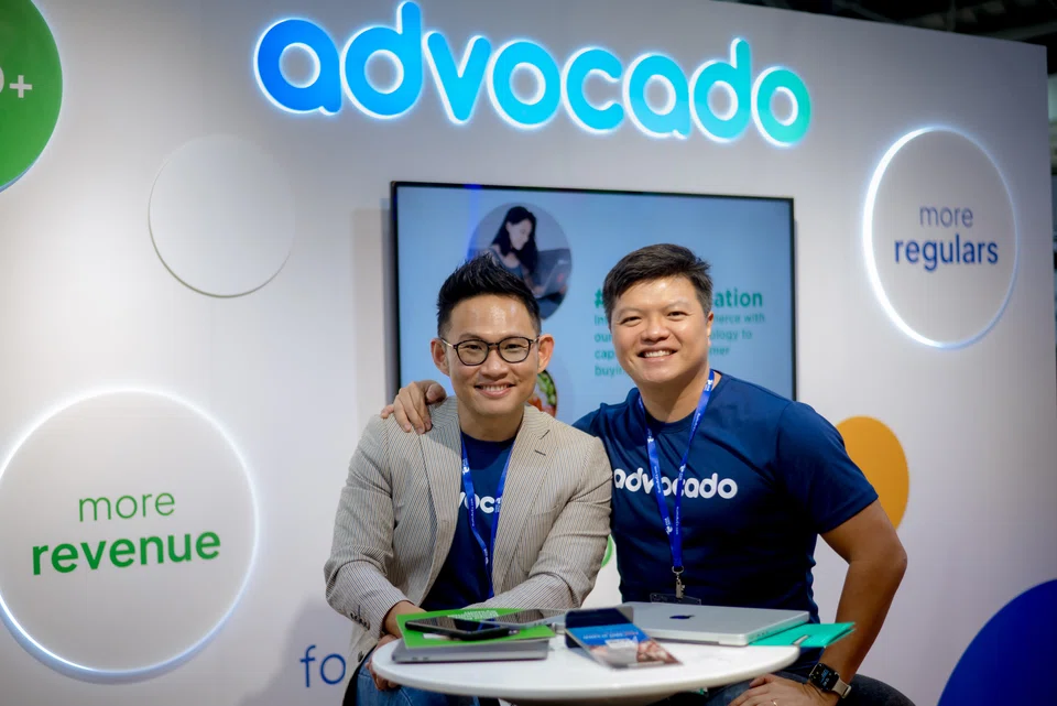 Joval Gan (left) and Eric Chia, the co-founders of cloud CRM firm Advocado.