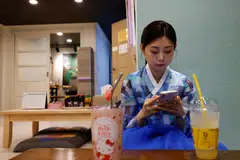Shaman Lee Kyoung-hyun, also known as Aegi Seonnyeo or “Baby Angel”, says she noticed more South Korean shamans posting videos about the spiritual practice since she started her own YouTube channel in 2019.