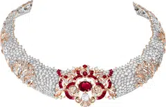 One of several magnificent necklaces from Van Cleef &amp; Arpels' Treasure Island high jewellery collection.
