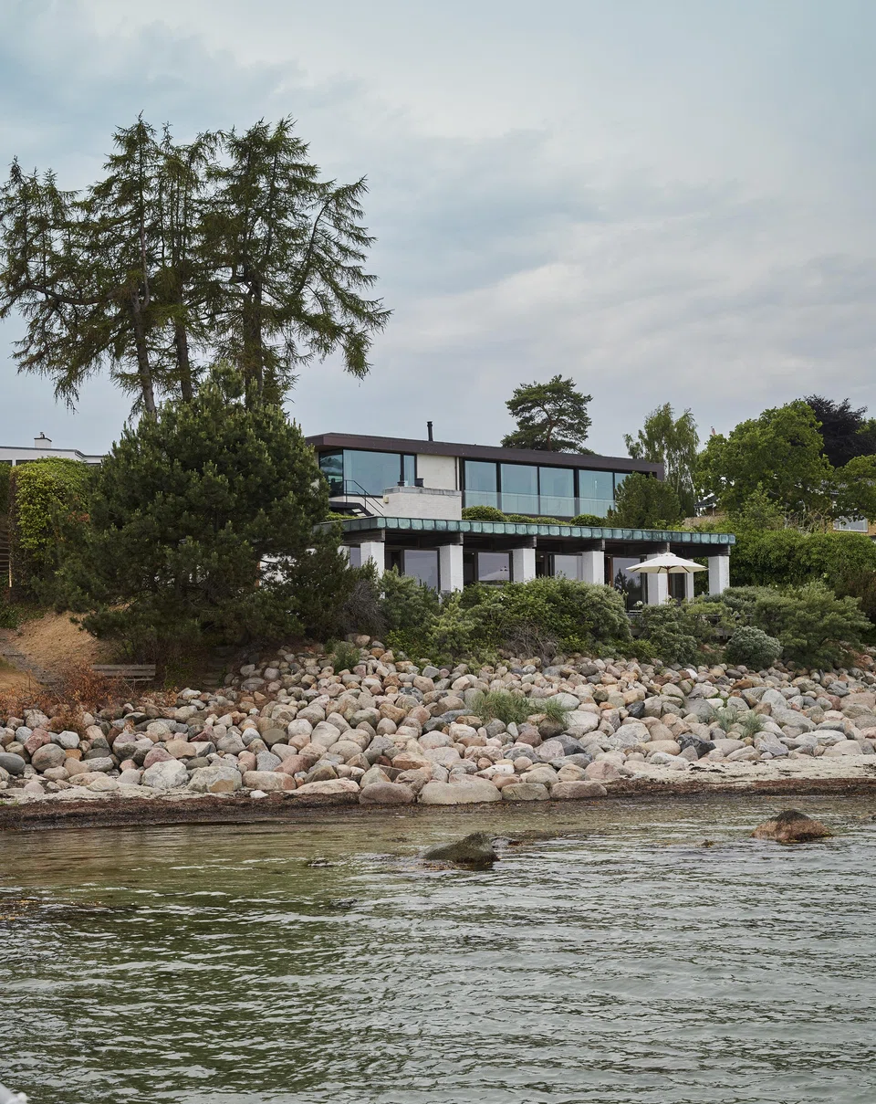 The family home was designed by Thomas' mother Hanne.