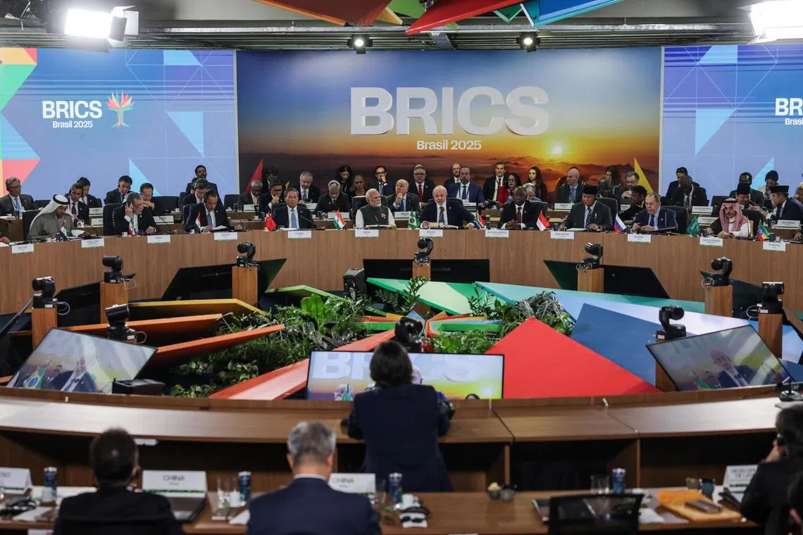 Brics currencies have been mentioned, but a common Brics currency backed by gold was off the agenda at the July Brics summit in Rio de Janeiro.