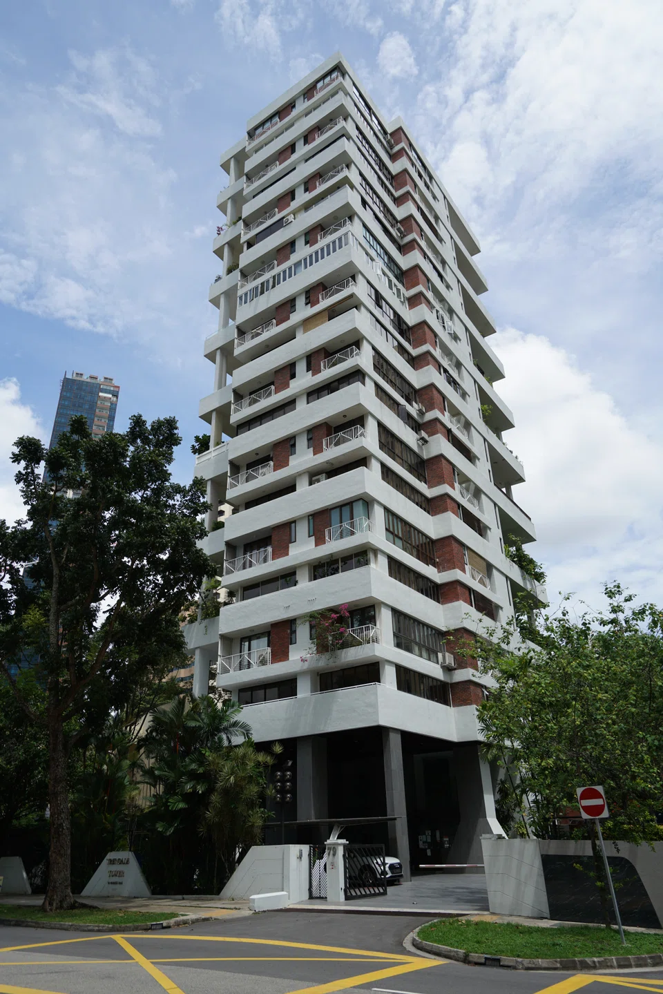 The latest S$168 million reserve price tag for Trendale Tower works out to S$2,257 per plot ratio, after factoring in a 7 per cent bonus gross floor area for balconies.