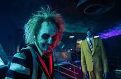 "Beetlejuice Beetlejuice" saw a drop from last weekend’s sensational US$110 million opening, but the film easily outperformed Hollywood’s other offerings for the Friday-through-Sunday period.