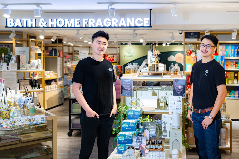 Pristine co-owners Edison Lim (left) and Lincoln Thong. The brand managed to recover from a post-Covid sales slump to turn profitable by April 2023.