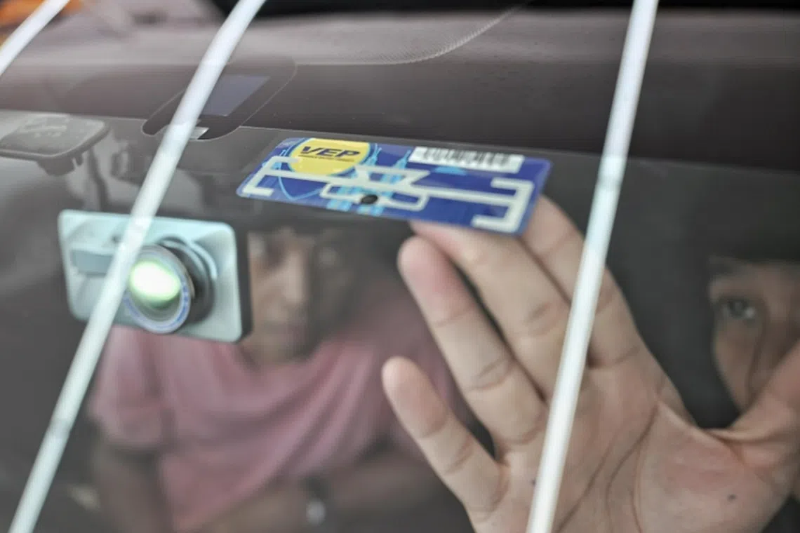 A VEP can be used to pay toll fees on Malaysian highways, as well as the RM20 (S$6) road charge levied on foreign vehicles when they enter Malaysia. 