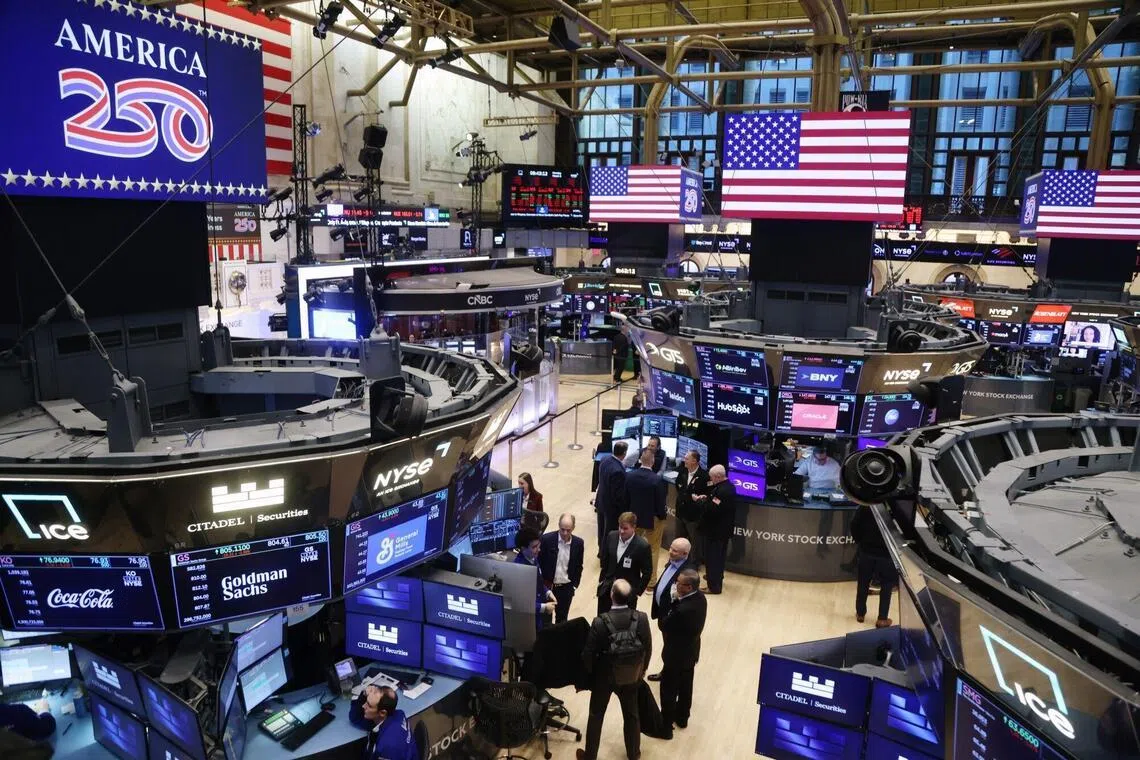 At 10:20 am ET, the Dow Jones Industrial Average fell 212.58 points, or 0.45%, to 47,493.93.