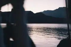 The Strait of Hormuz, as seen from Musandam, Oman, Oct 10, 2025. 