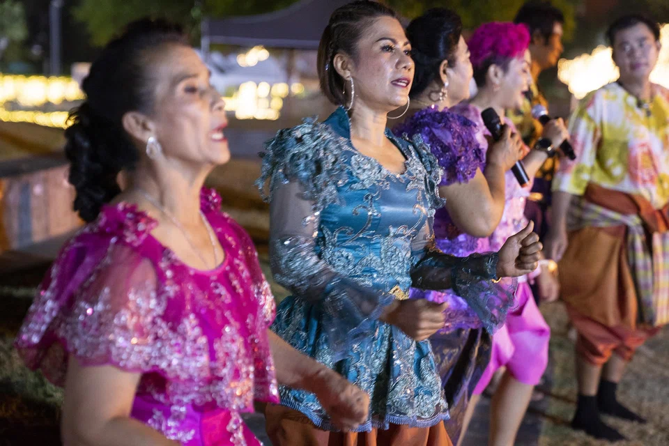 A Lakorn performance.