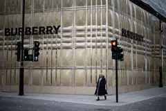 Burberry expects the first half of its current financial year to remain challenging, but will see the benefit of the actions it's taking from the second half.
