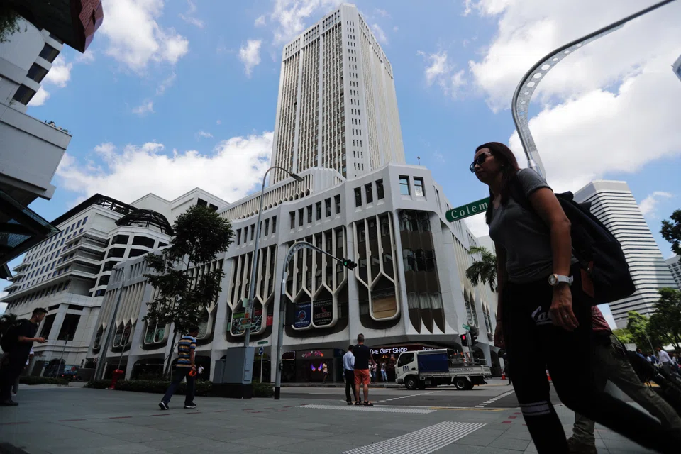 A freehold strata retail unit at Peninsula Plaza was sold for S$10.4 million in April this year.