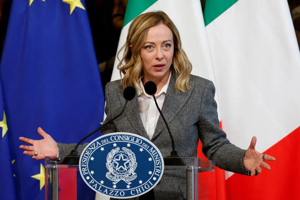 The change in Moody's assessment removes a sword of Damocles that has constantly overshadowed Italian Prime Minister Giorgia Meloni and her one-year-old coalition.