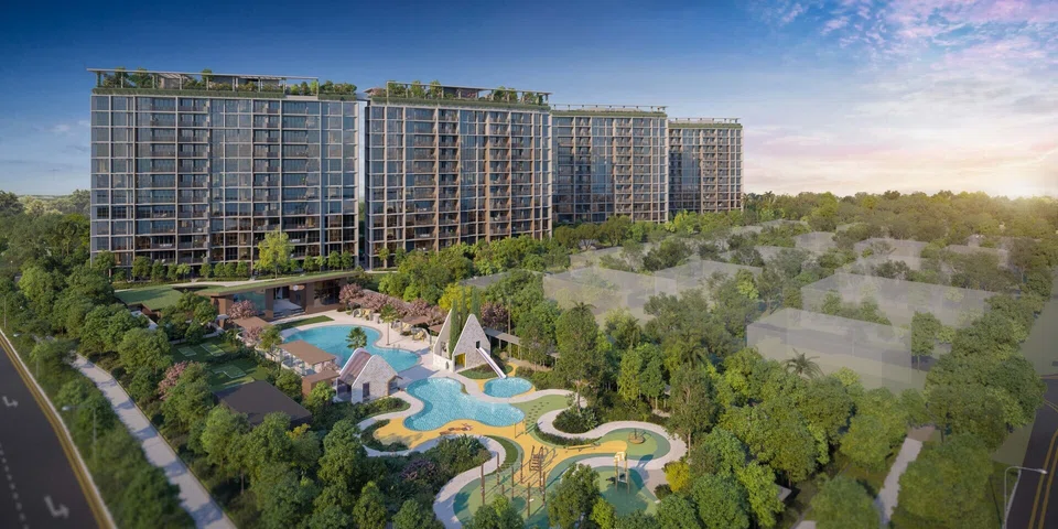 The 99-year leasehold development spans a total land area of 20,435.8 square metres.