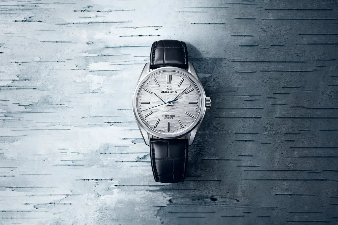 The centre of gravity of the SLGW003 has been lowered to ensure the comfort and stability for which Grand Seiko’s Evolution 9 creations have become renowned.