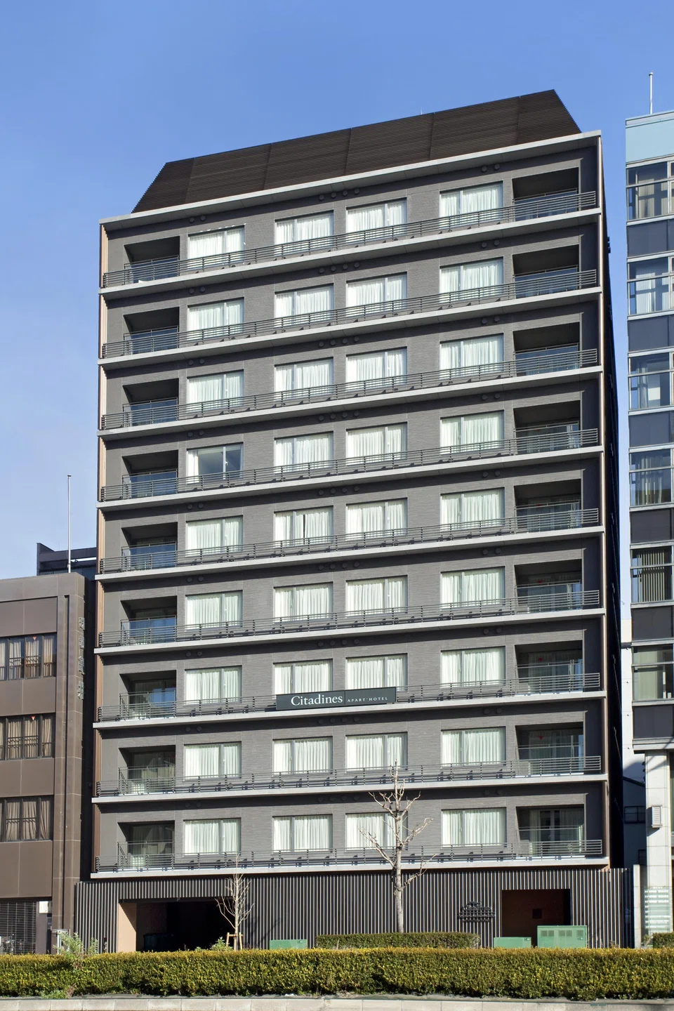 Citadines Karasuma-Gojo Kyoto is a 10-storey property comprising 124 serviced residence apartments. 