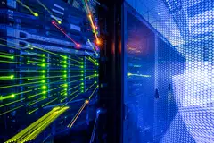 A server room in one of Keppel DC Reit’s data centre assets (above). The Reit had subscribed to S$88.7 million in bonds and 100% of the preference shares issued by NetCo, for S$1 million. 