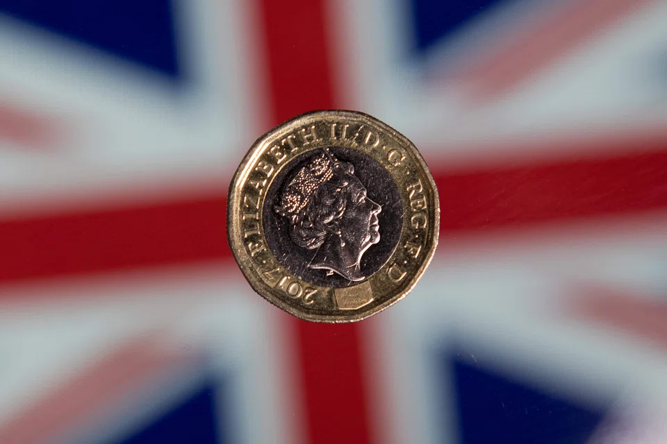 The pound's sell-off was triggered by data showing UK retail sales fell 1.4 per cent in March from February, much more than the 0.3 per cent drop forecast in a Reuters poll.