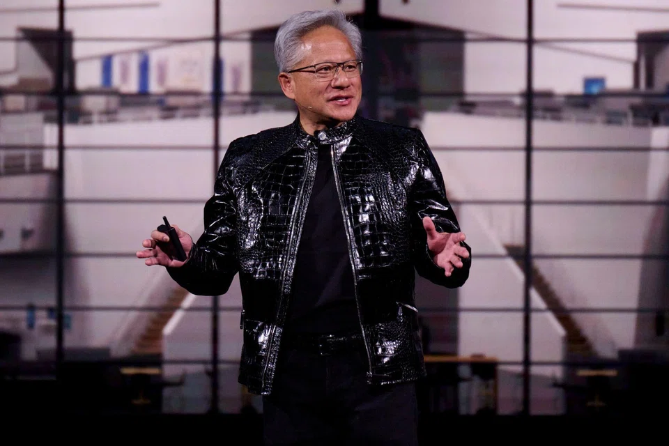 Nvidia CEO Jensen Huang speaks at CES 2026 in Las Vegas, Nevada, Jan 5, 2026. 