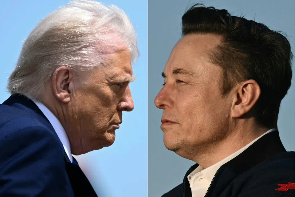 Some politicos in Washington speculate that Donald Trump (left) and Elon Musk will try to mend their relationship and limit the business and political damage from last week’s explosive bust-up. 